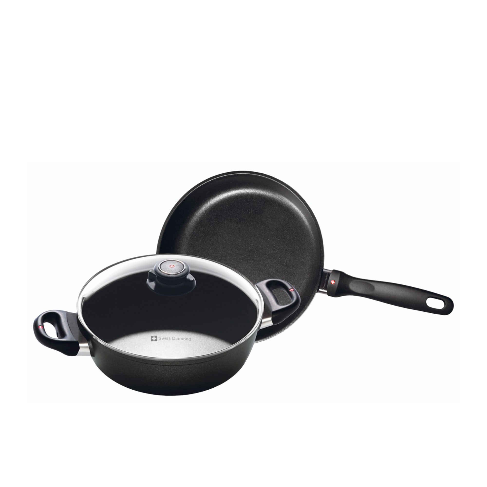 Swiss Diamond Frypan & Casserole 24cm